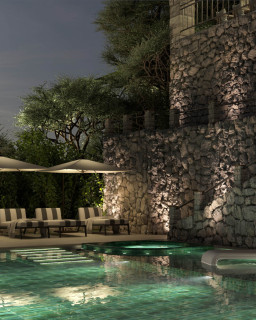 FRENCH HOLIDAY HOME⁠
⁠
Enjoy French flair. While the colours in soft beige and taupe tones create a calm overall atmosphere, the differently structured surfaces of the natural stone and wood materials provide an elegant touch of liveliness. The focus is always on the view outside.⁠
⁠
3D Visualisation by Kitzig Interior Design⁠
⁠
#kitzigdesignstudios #kitziginteriordesign #holidayhome #residentialdesign #privateescape #frenchhomes ⁠