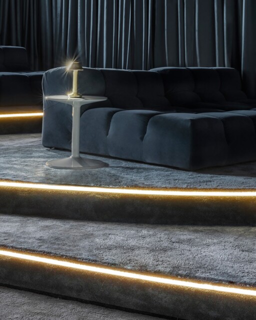 A private cinema is more than a room for watching films, it is a space designed for immersion.⁠
⁠
These bespoke home cinemas combine comfort, technology and design sophistication, creating intimate environments where architecture fades into atmosphere and every moment takes centre stage.⁠
⁠
#KitzigDesignStudios #HomeCinema #LuxuryInteriors #InteriorDesign #LuxuryLiving #PrivateCinema #CinemaRoom #BespokeDesign ⁠