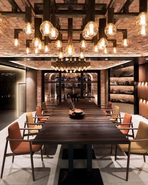 A space shaped by history and defined by detail.⁠
⁠
The historic brick vaults set the tone for an intimate wine cellar where architecture remains the focal point. Carefully composed lighting enhances the depth and texture of the masonry, while custom-crafted furniture is designed to echo the room's unique form. The result is a harmonious balance of authenticity, craftsmanship, and understated luxury.⁠
⁠
Designed in 2017, it remains timelessly elegant.⁠
⁠
Neues Tor Bad Wimpfen, DE⁠
⁠
#kitzigdesignstudios #kitziginteriordesign #interiordesign #winetime #winecellar #winery #restaurantdesign #wineexperinece