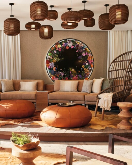 One of our favorites: 7Pines Resort Ibiza⁠
⁠
Completed in 2018, the 7Pines Resort Ibiza, part of Destination by Hyatt, continues to be a project we're especially fond of.⁠
The opportunity was to design public areas that didn't feel imposed on the landscape, spaces that read as native to the island rather than layered on top of it. Each space was conceived to feel like part of its surroundings, not set against them.⁠
Rather than treating materials as decoration, the public areas were built around a dialogue between raw and smooth surfaces, natural textures, and shifting heights, immersing the design into its environment. Across the lobby, bars and restaurants, this plays out differently in every space, yet always circles back to the same idea.⁠