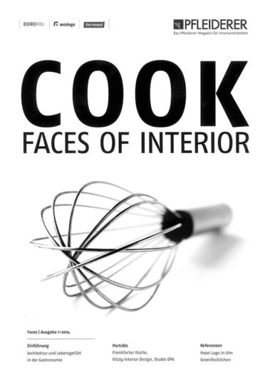 Cook Faces of interior Titel Presse