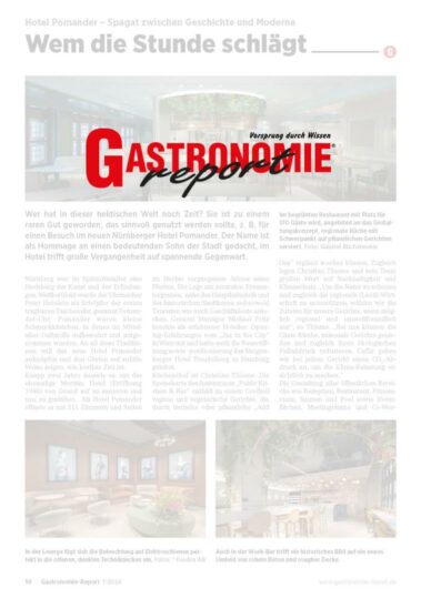 Gastronomie_Report_Hotel_Pomander_titel Presse