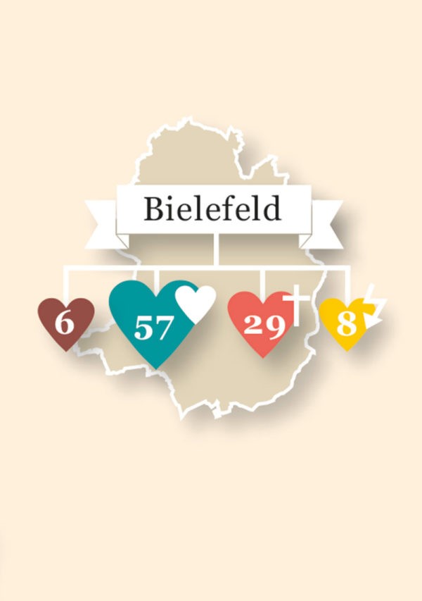 Demographische Stadtkarten — Bielefeld, DE