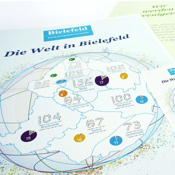 Demographische Stadtkarten — Bielefeld, DE