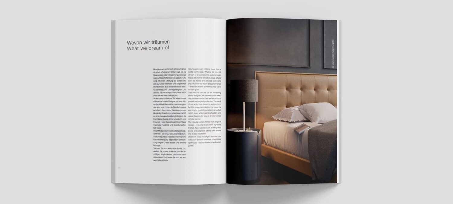 Be`dS Hospitality collection — Catalogue