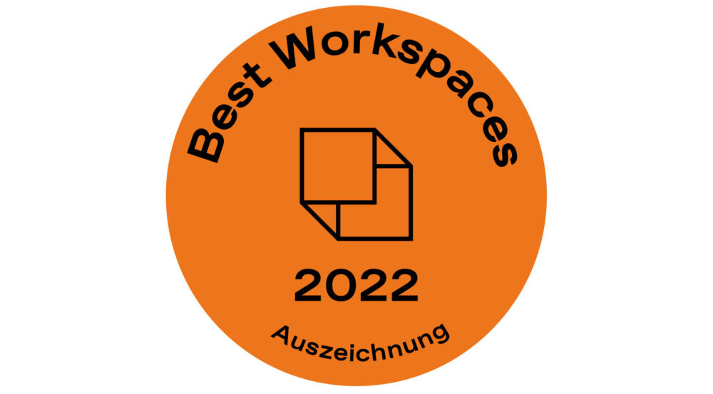 Best Workspaces 2022 — Auszeichnung für das Office Headquarters in Essen!