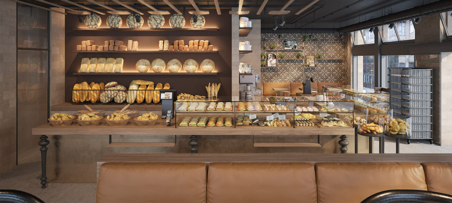 Coffee house bakery — Concept