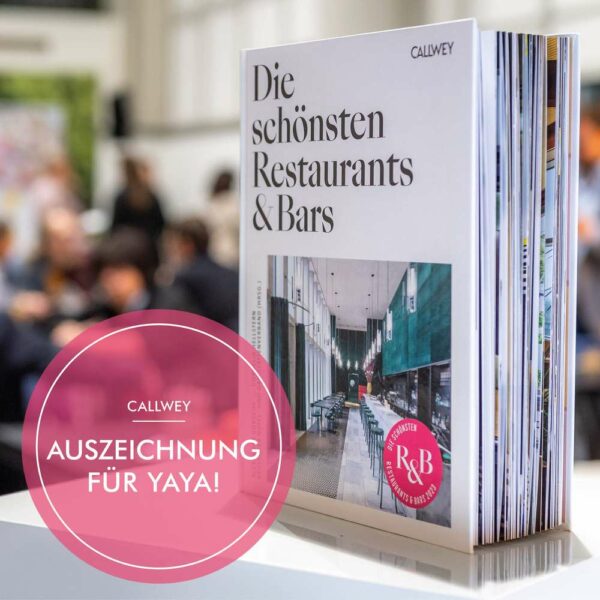 Die schönsten Restaurants und Bars 2023 — yaya wurde ausgezeichnet!