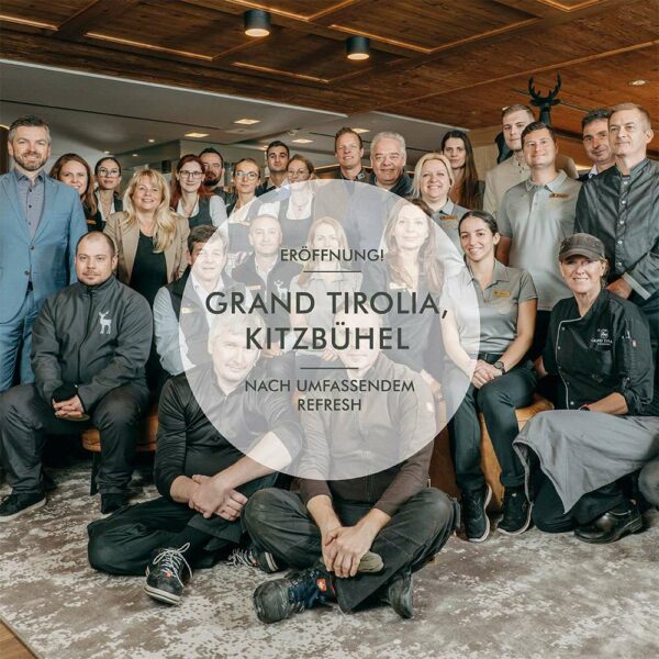 Neues Look-and-Feel im Grand Tirolia Kitzbühel