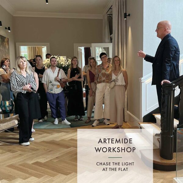 In Szene gesetzt — Artemide Workshop in der Villa The Flat