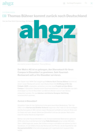 ahgz_Buehner_Metro_titel Presse