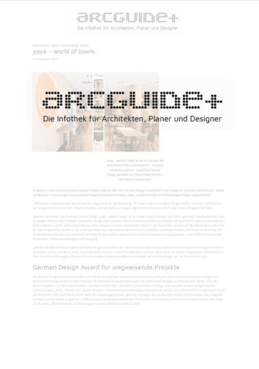 arcguide+ yaya – world of bowls-titel Presse