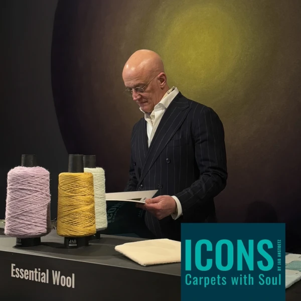 Olaf Kitzig entwirft für die ICONS Carpet Collection von JAB ANSTOETZ