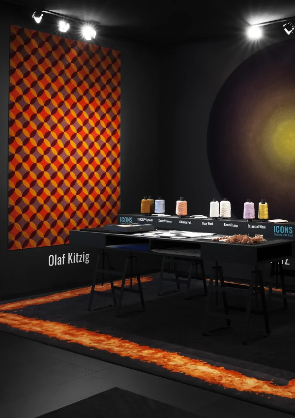 Olaf Kitzig entwirft für die ICONS Carpet Collection von JAB ANSTOTZ