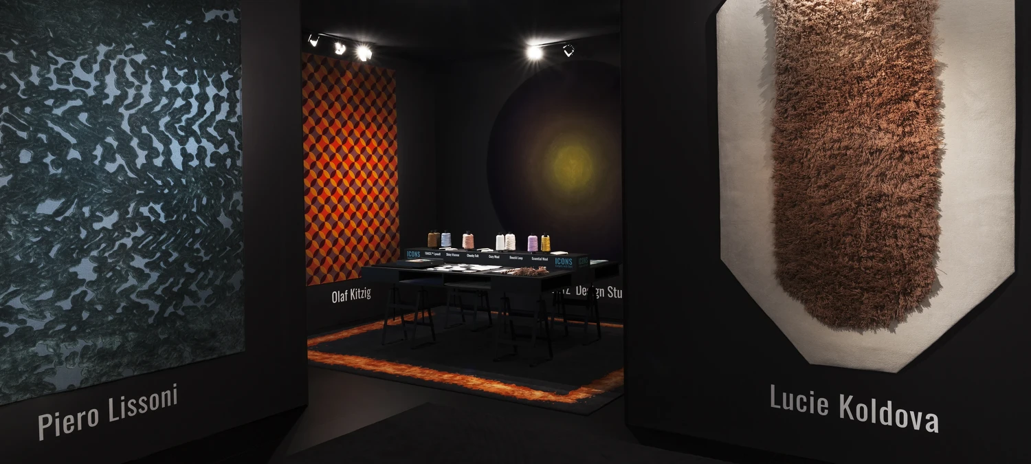 Olaf Kitzig entwirft für die ICONS Carpet Collection von JAB ANSTOTZ
